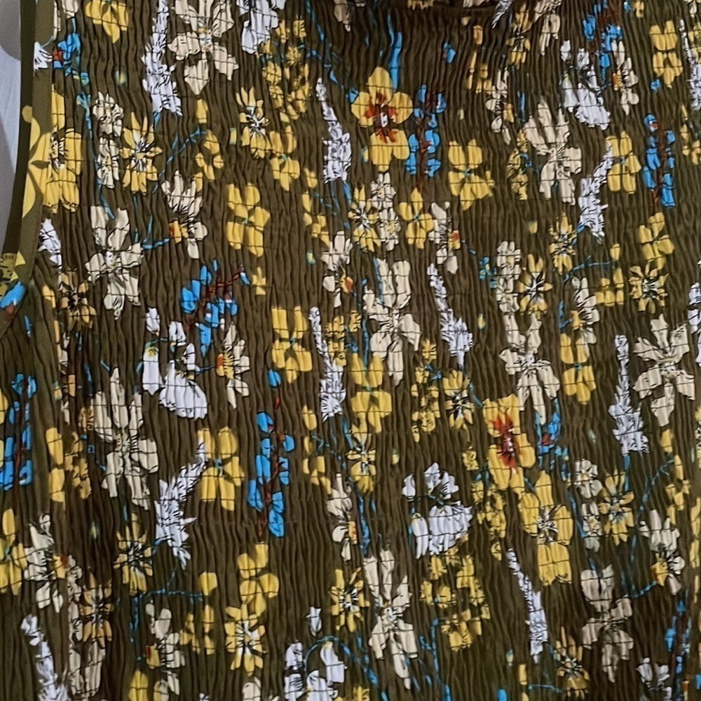 NWT  Floral print ruffle pockets dress  size 22/24 🌸🌺🌹 128 HARD TO FIND - Picture 4 of 6